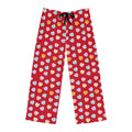 Candy Hearts Pajama Pants | Red Allover Print