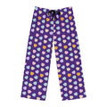 Conversation Heart Pattern Pajama Pants | Purple Allover Print